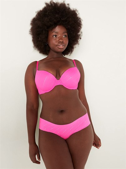 Pink Wear Everywhere Çok Yonlu Dantelli Push Up Sütyen