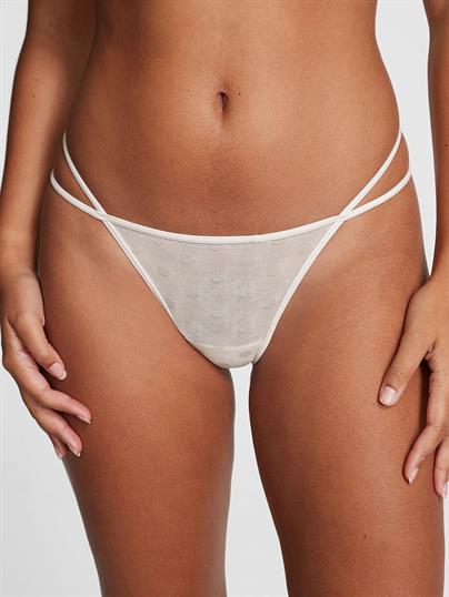 Pink Dantel Detayli Tanga Kulot ön görünüm