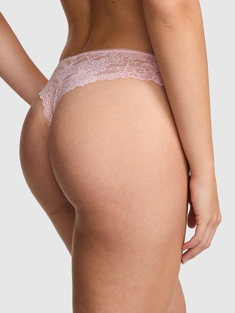 Pink Lazer Kesim Tanga arka görünüm