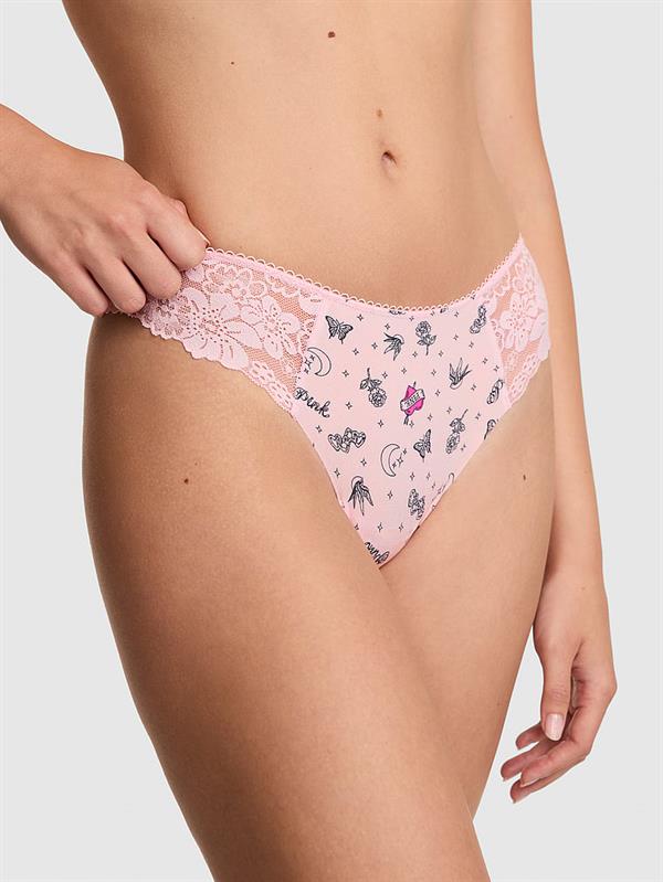 Pink Lazer Kesim Tanga