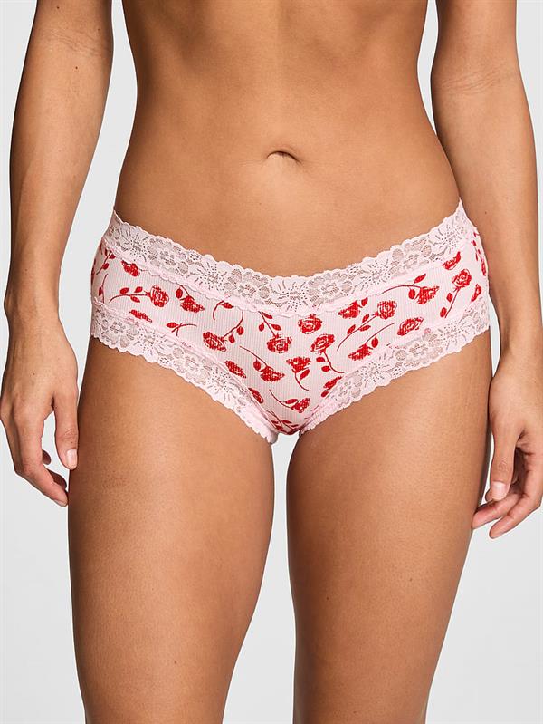 Pink Wink Dantelli Cheeky Kulot ön görünüm