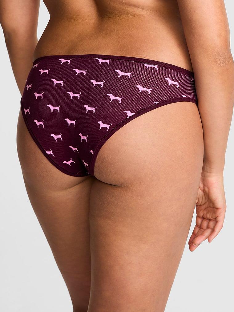 Pink Pamuklu Cheeky Kulot arka görünümü