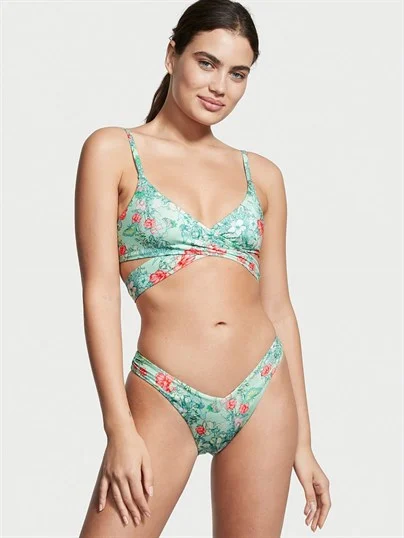 Cutout Detayli Ucgen Bikini Ustu ön görünüm
