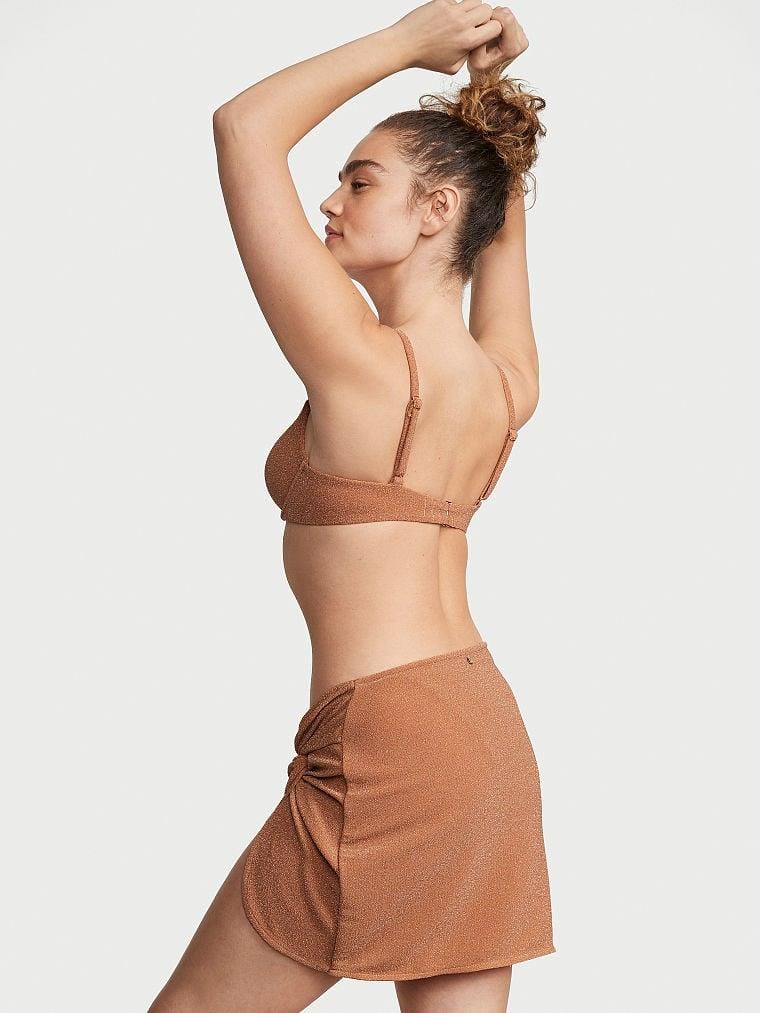 Işıltılı Icon Push Up Bikini Ustu arka görünümü