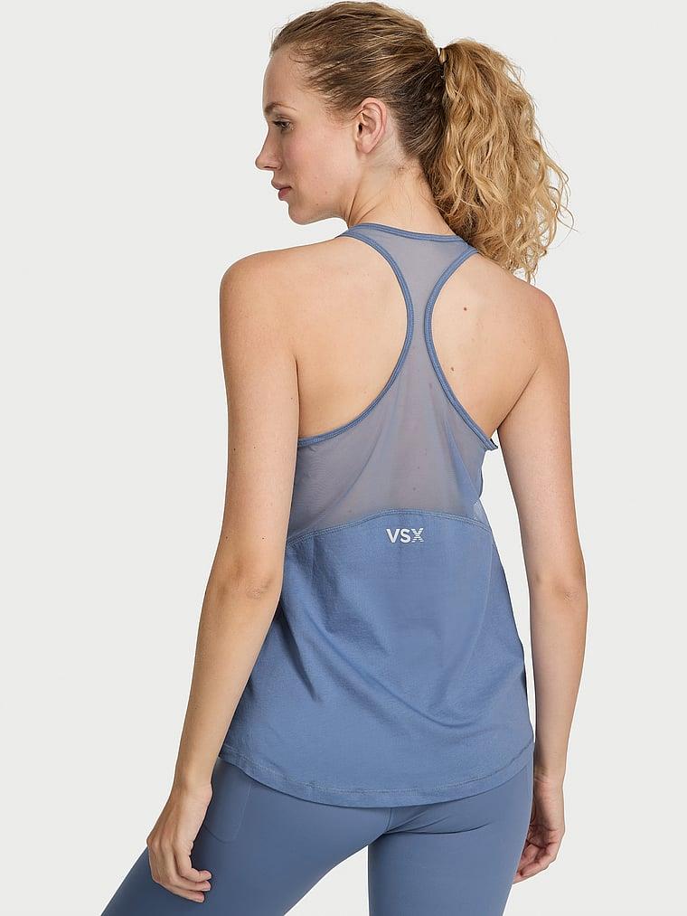 Vsx Pima Pamuklu Jersey Racerback Atlet arka görünümü