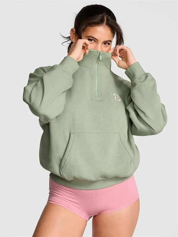 Pink Ivy Balikci Yaka Sweatshirt