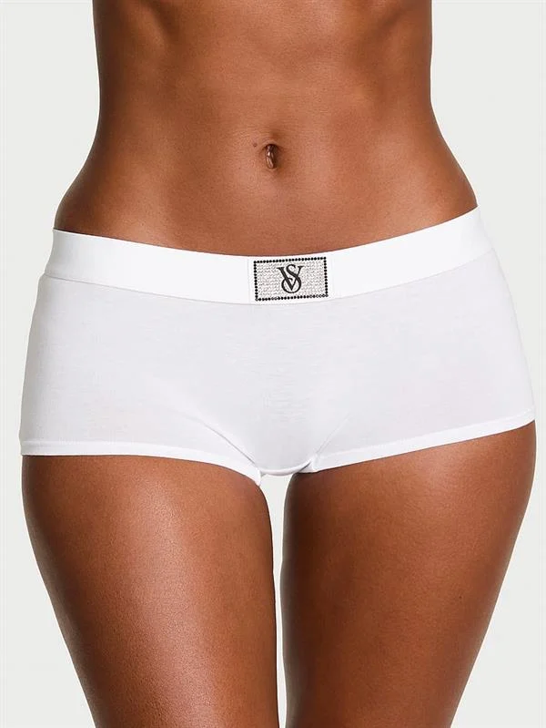 Işıltılı Logolu Boyshort Kulot ön görünüm