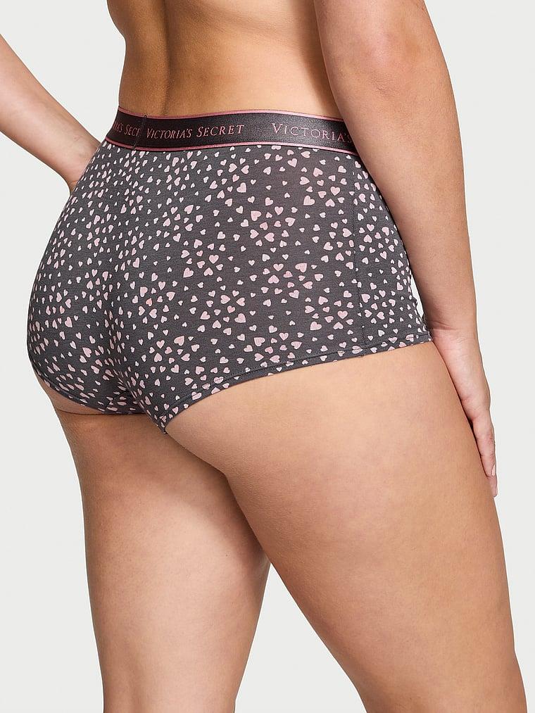 Logolu Pamuklu Boyshort Kulot arka görünüm