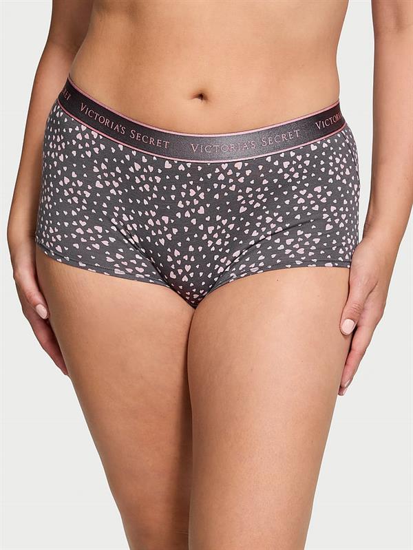 Logolu Pamuklu Boyshort Kulot