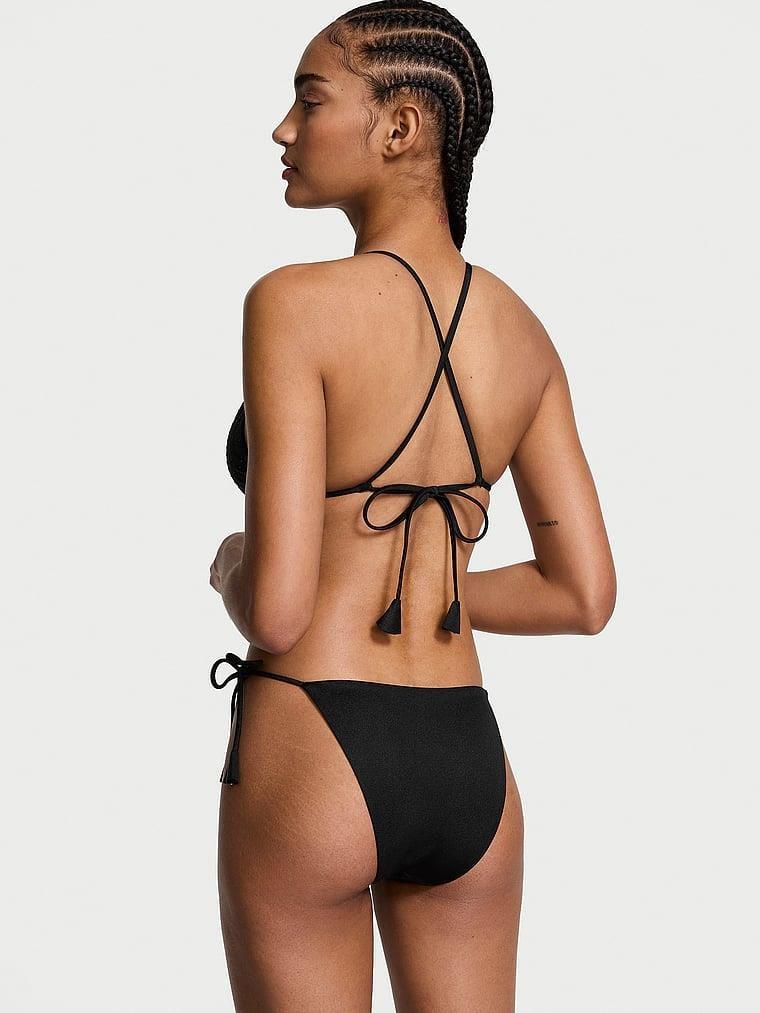 Rosette Işıltılı Askili Cheeky Bikini Alti arka görünümü
