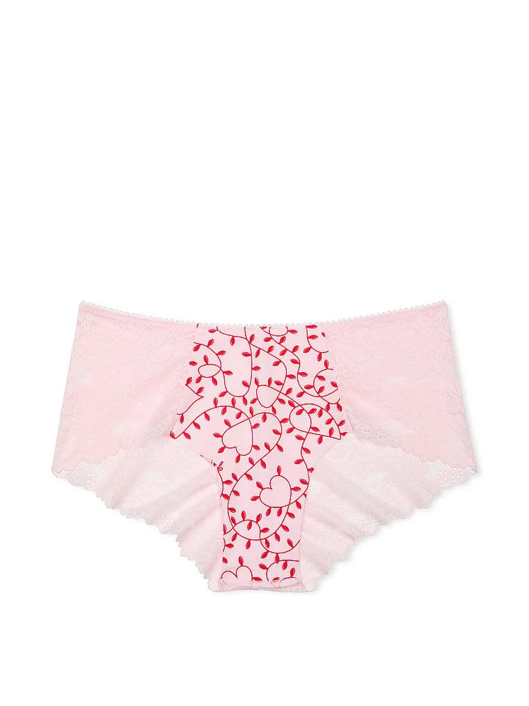 Pink Lazer Kesim Cheeky Kulot arka görünüm