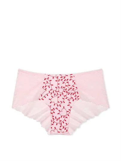 Pink Lazer Kesim Cheeky Kulot ön görünüm