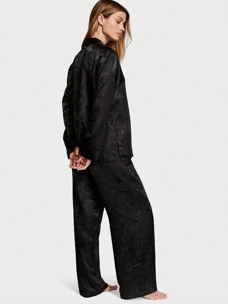 Saten Pijama Takimi arka görünüm