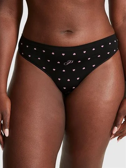 Pink Seamless Tanga ön görünüm
