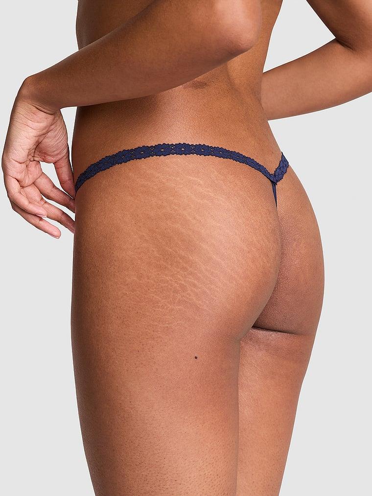 Pink Pamuklu V String Kulot arka görünüm