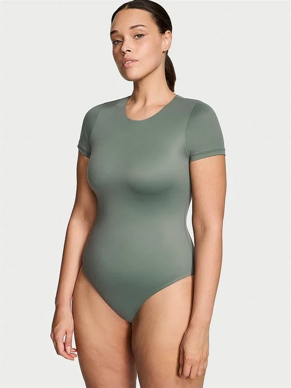 Feathersoft Essentials Kısa Kollu Bodysuit ön görünüm