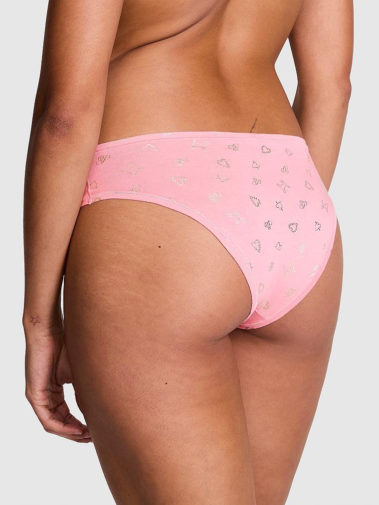 Pink Pamuklu Cheeky Kulot arka görünüm