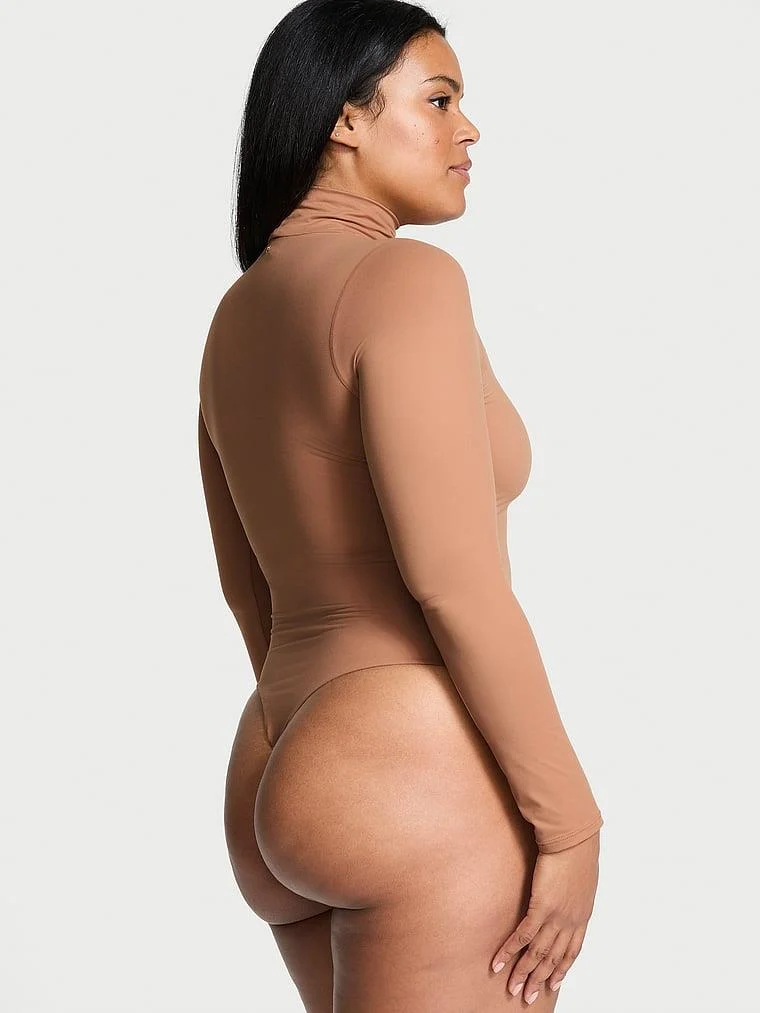 Bodywear By Victoria With Feathersoft Balikci Yaka Bodysuit arka görünümü