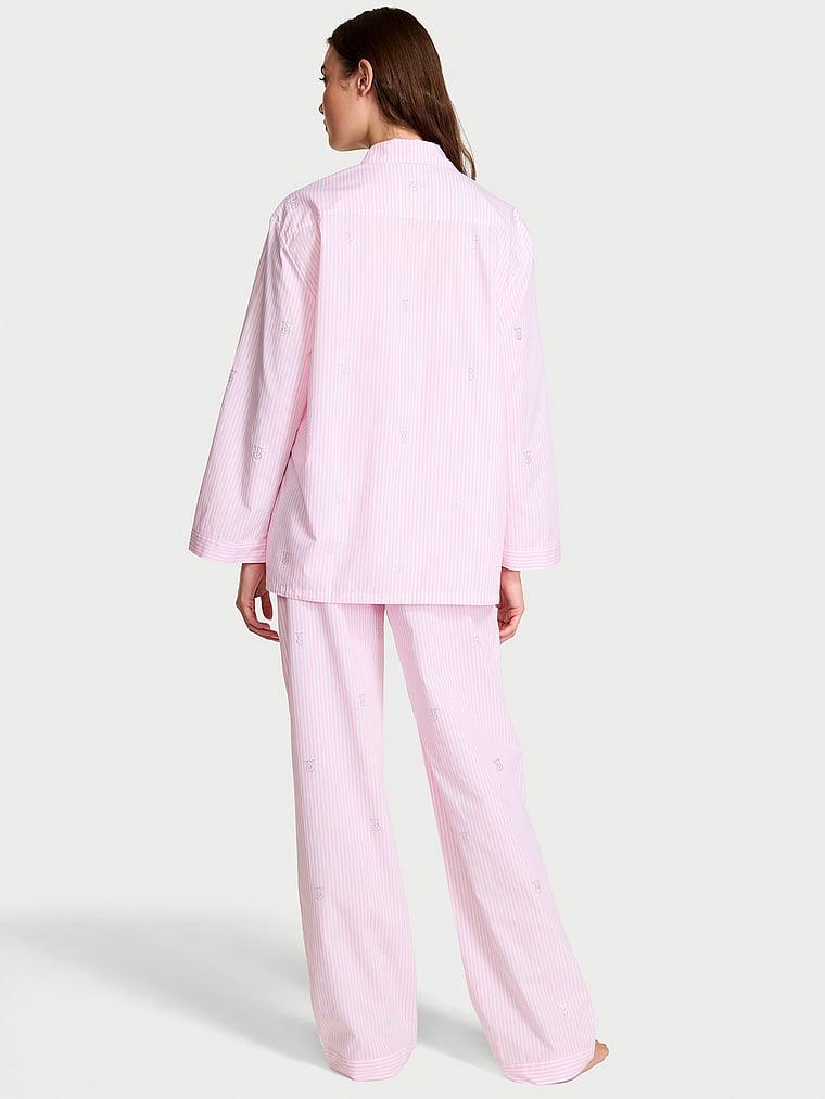 Heritage Pamuklu Oversize Pijama Takimi arka görünümü