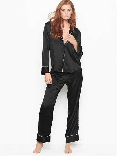 Saten Pijama ön görünüm