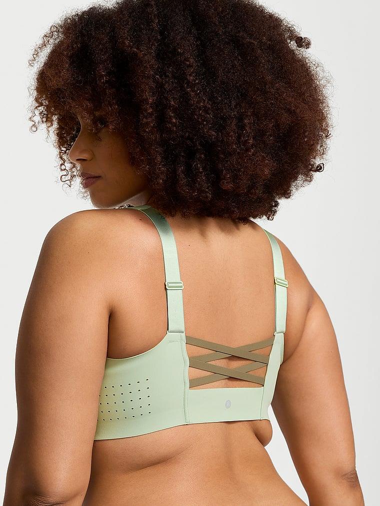 Yeni Stil! Featherweight Önden Fermuarli Maksimum Sporcu Sütyeni arka görünüm