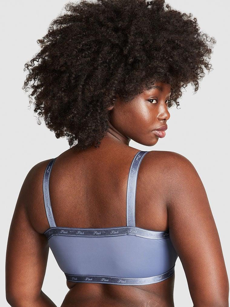 Pink Mikro Logolu Duz Yaka Bralet arka görünümü