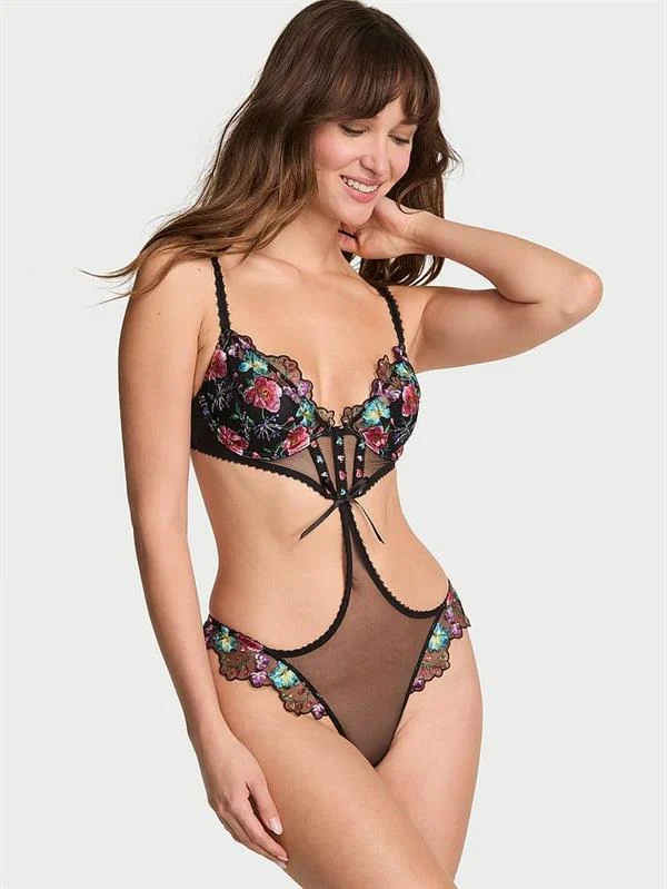 Islemeli Hafif Dolgu Destekli Dekolteli Demi Teddy