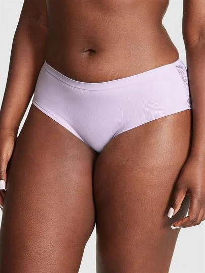 Pink Seamless Hiphugger Kulot ön görünüm