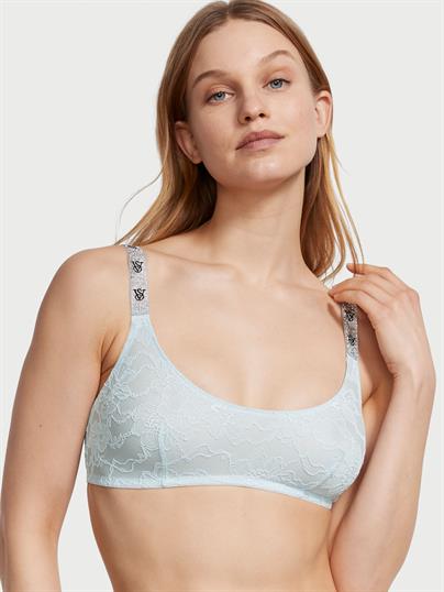Işıltılı Askili Dantelli Scoop Bralet