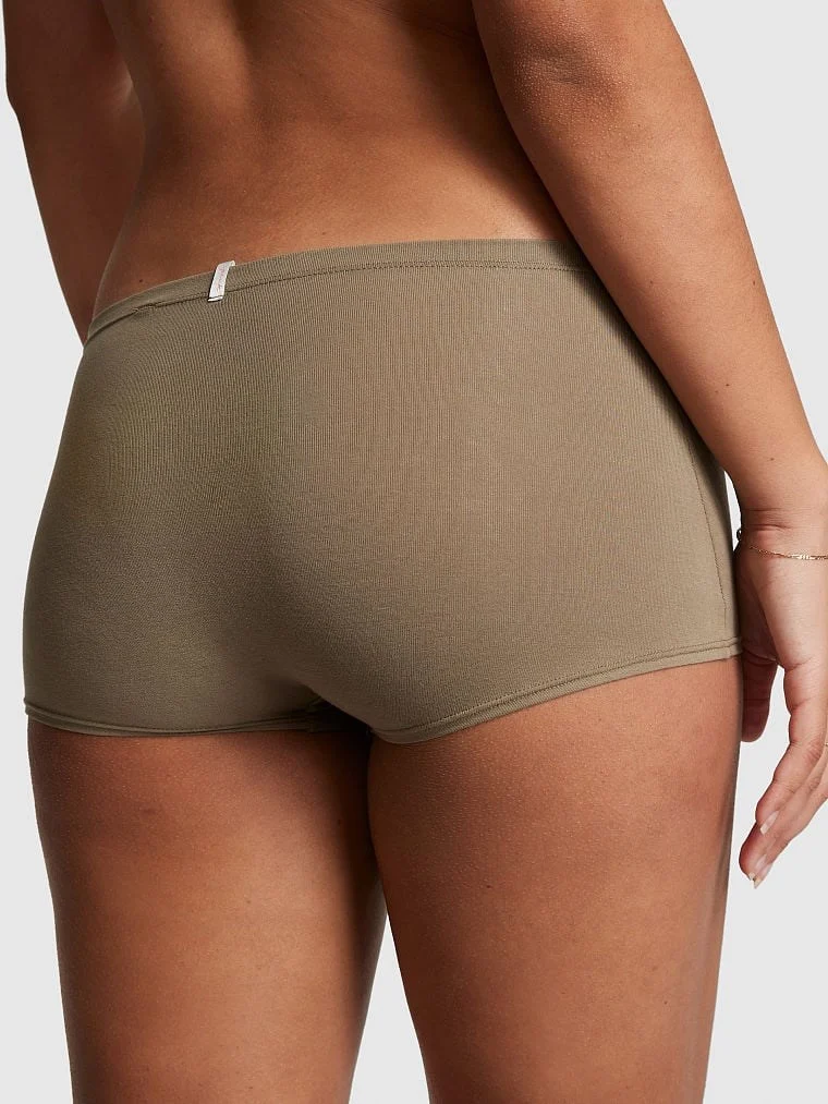 Victorias S Secret Pink Pamuklu Boyshort Kulot arka görünüm