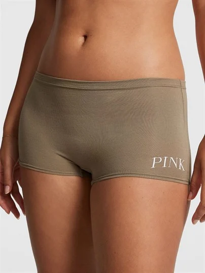 Victorias S Secret Pink Pamuklu Boyshort Kulot