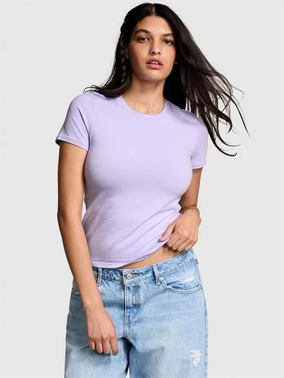 Pink Base Pamuklu Kısa Kollu Tisort
