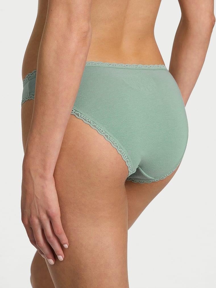 Dantelli Pamuklu Bikini Kulot arka görünüm