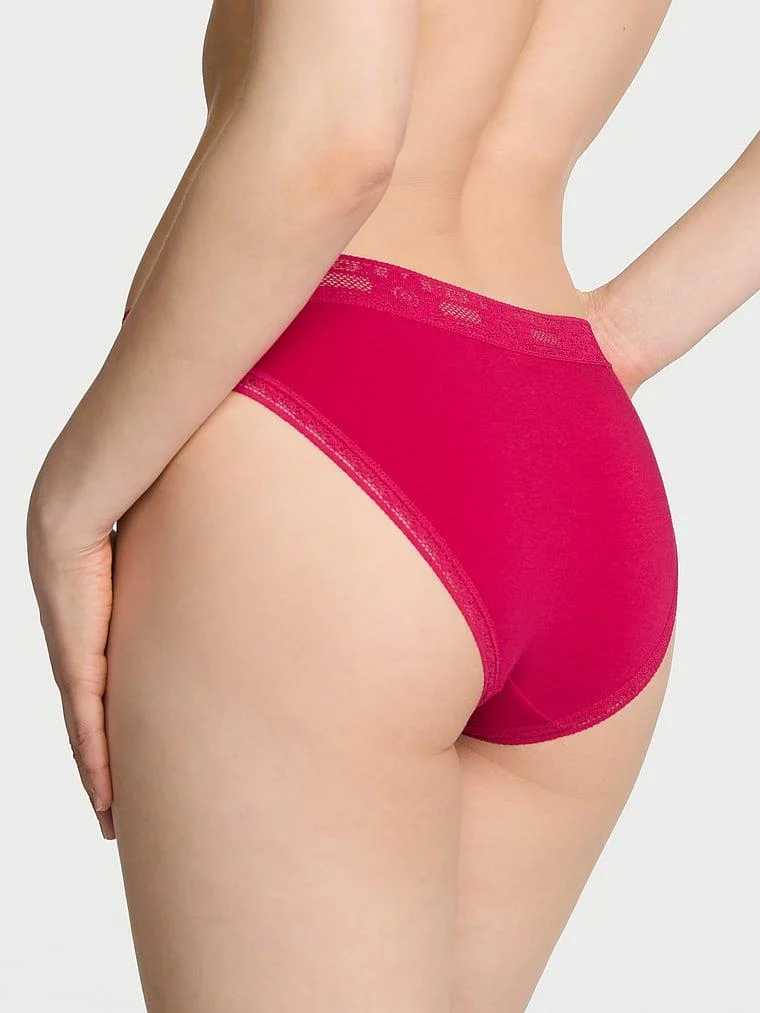 Dantelli Pamuklu Bikini Kulot arka görünüm