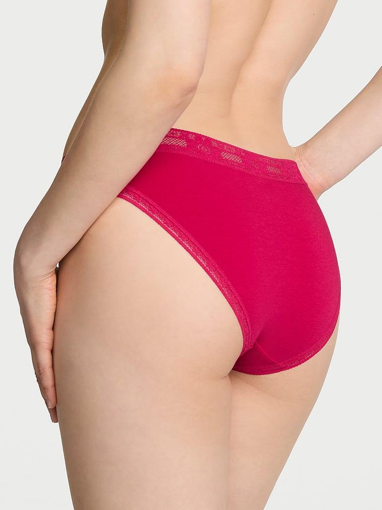 Dantelli Pamuklu Bikini Kulot arka görünümü