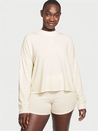 Glow Waffle Sweatshirt Ve Bisiklet Sortlu Takim