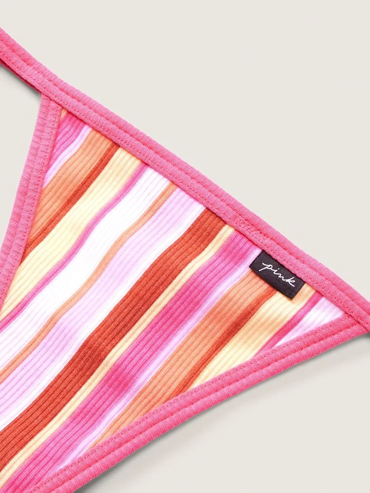 Pink Pamuk V String Kulot arka görünüm