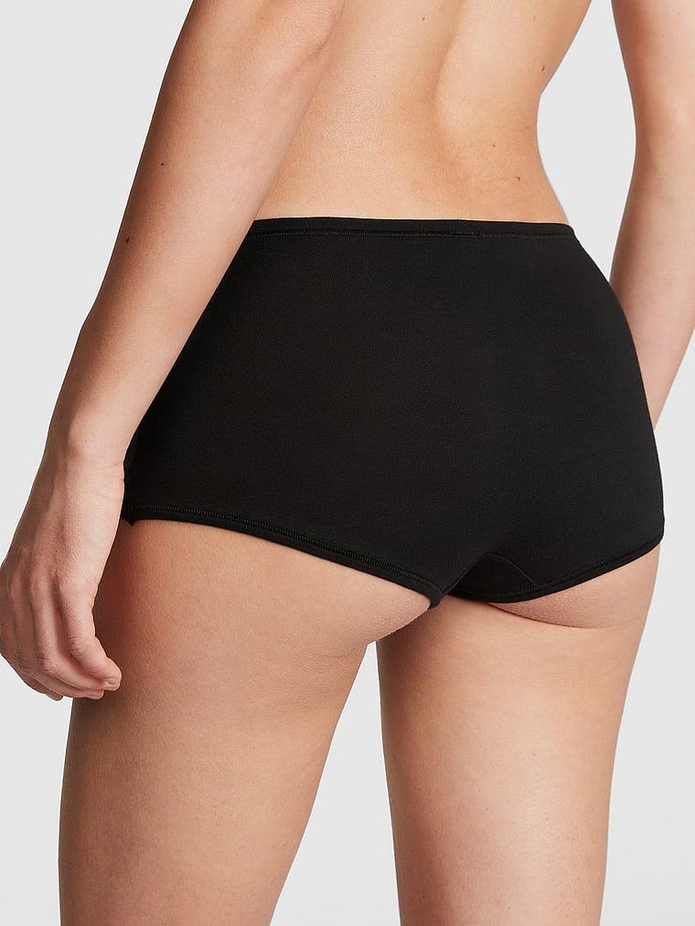 Pink Pamuklu Boyshort Kulot arka görünümü