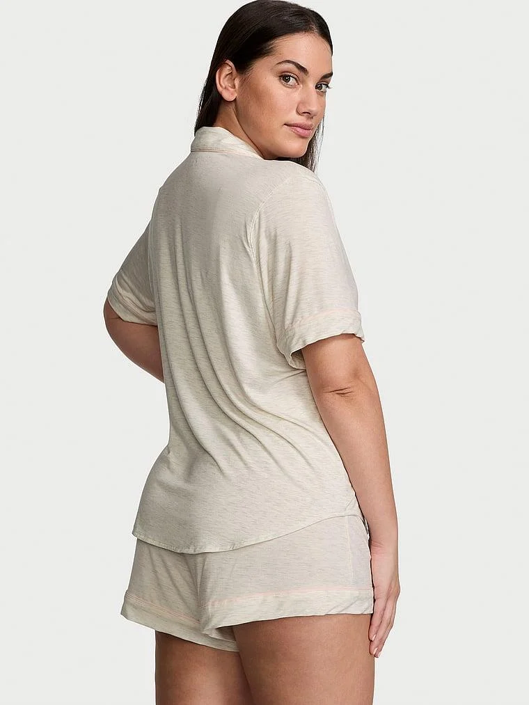 Modal Kısa Pijama Takimi arka görünüm