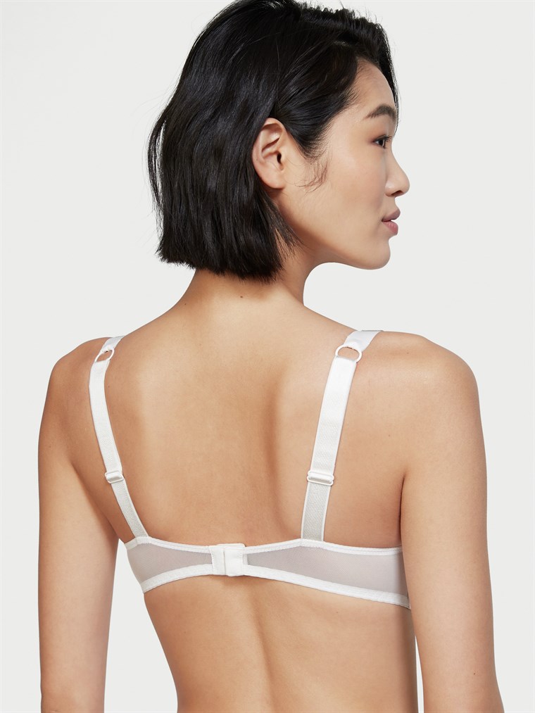 Very Sexy Dantelli Işıltılı Askili Push Up Sütyen arka görünüm