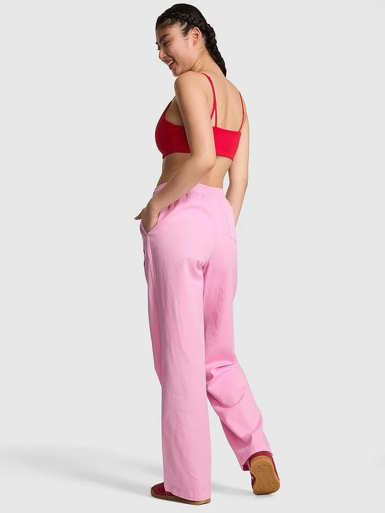 Pink Rahat Lounge Bol Paca Pantolon arka görünüm