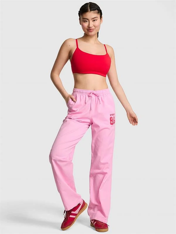 Pink Rahat Lounge Bol Paca Pantolon ön görünüm