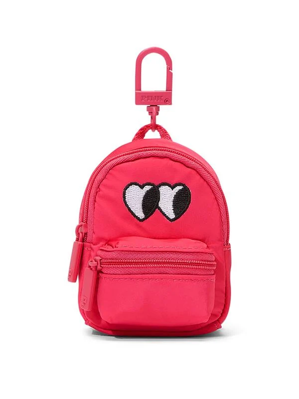 Pink Mini Sirt Cantali Anahtarlik