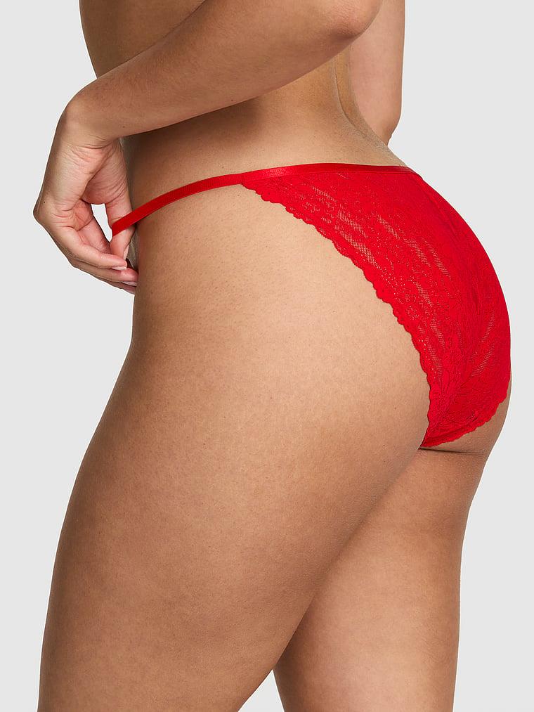 Pink Dantelli Bikini Kulotu arka görünümü