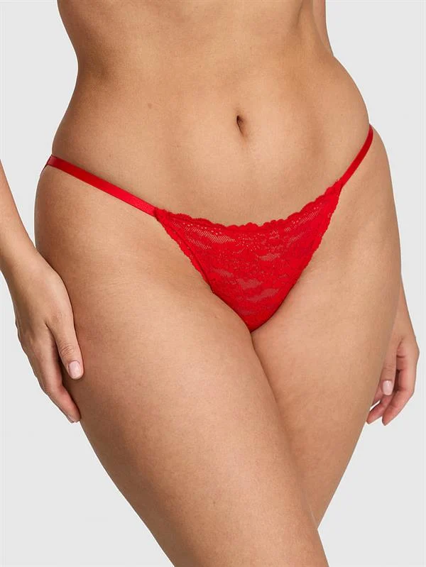 Pink Dantelli Bikini Kulotu