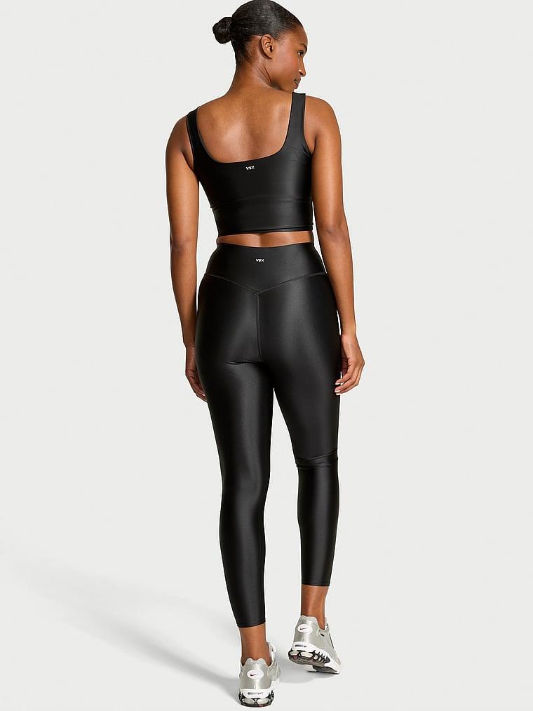Vsx Glossytech Işıltılı Spor Tayt arka görünümü
