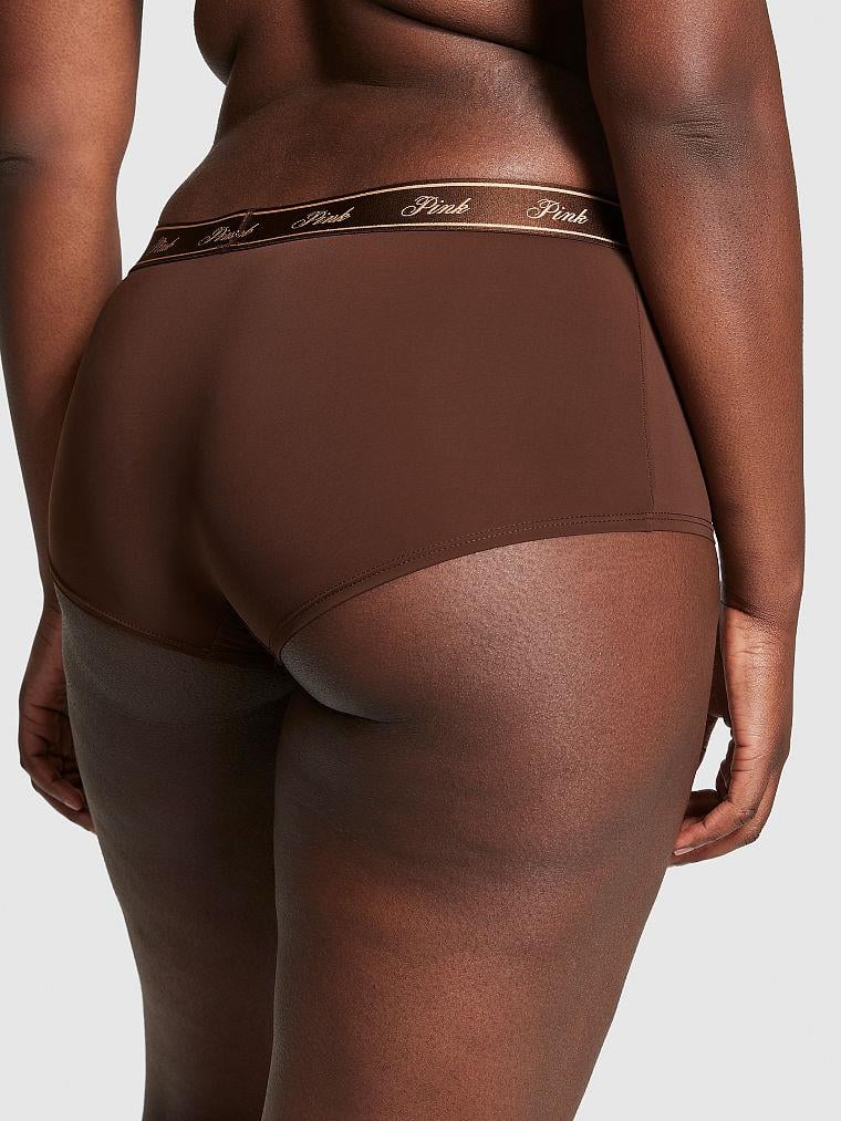 Pink Mikro Logolu Boyshort Kulot arka görünüm
