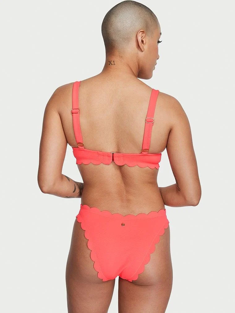 Scallop Toparlayici Bikini Ustu arka görünüm