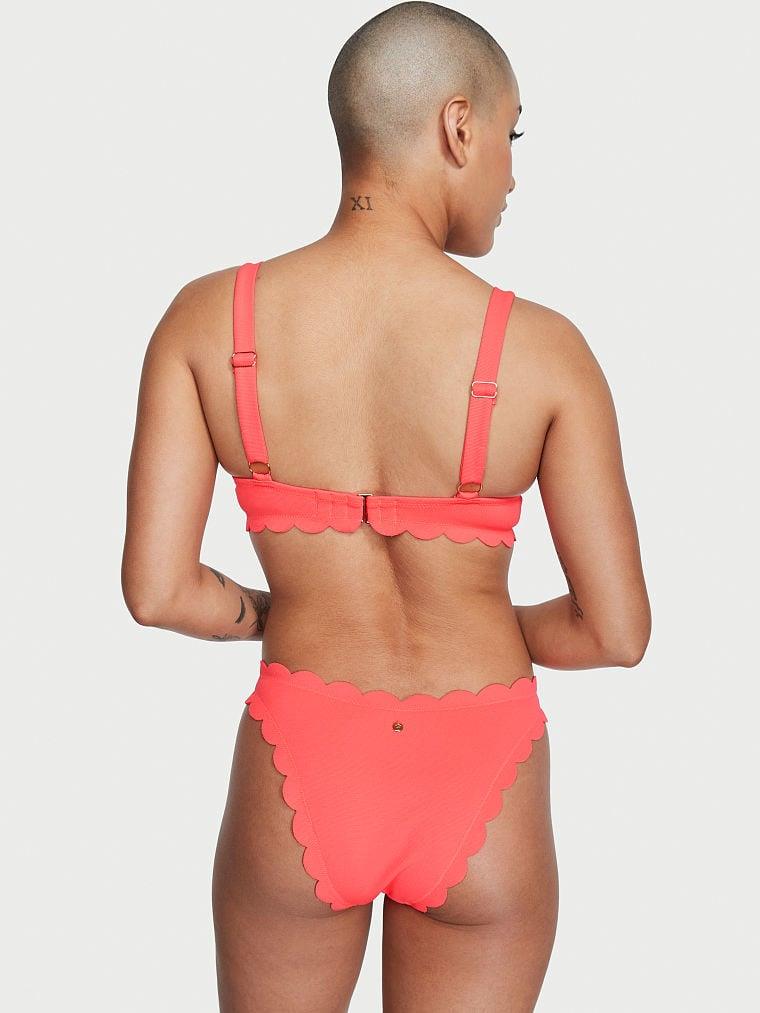 Scallop Toparlayici Bikini Ustu arka görünümü