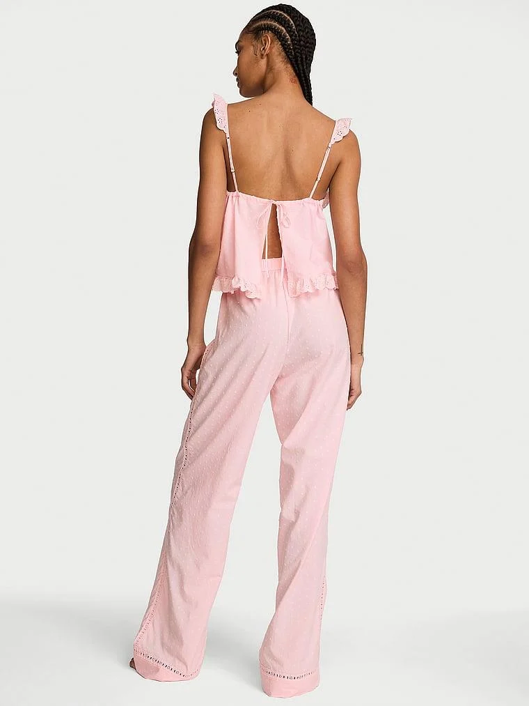 Cotton Dream Askili Uzun Pijama Takimi arka görünüm